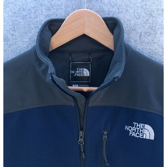The North Face Apex Bionic Jacket, Men’s S, Navy Brown Soft Shell Fleece - Picture 2 of 11